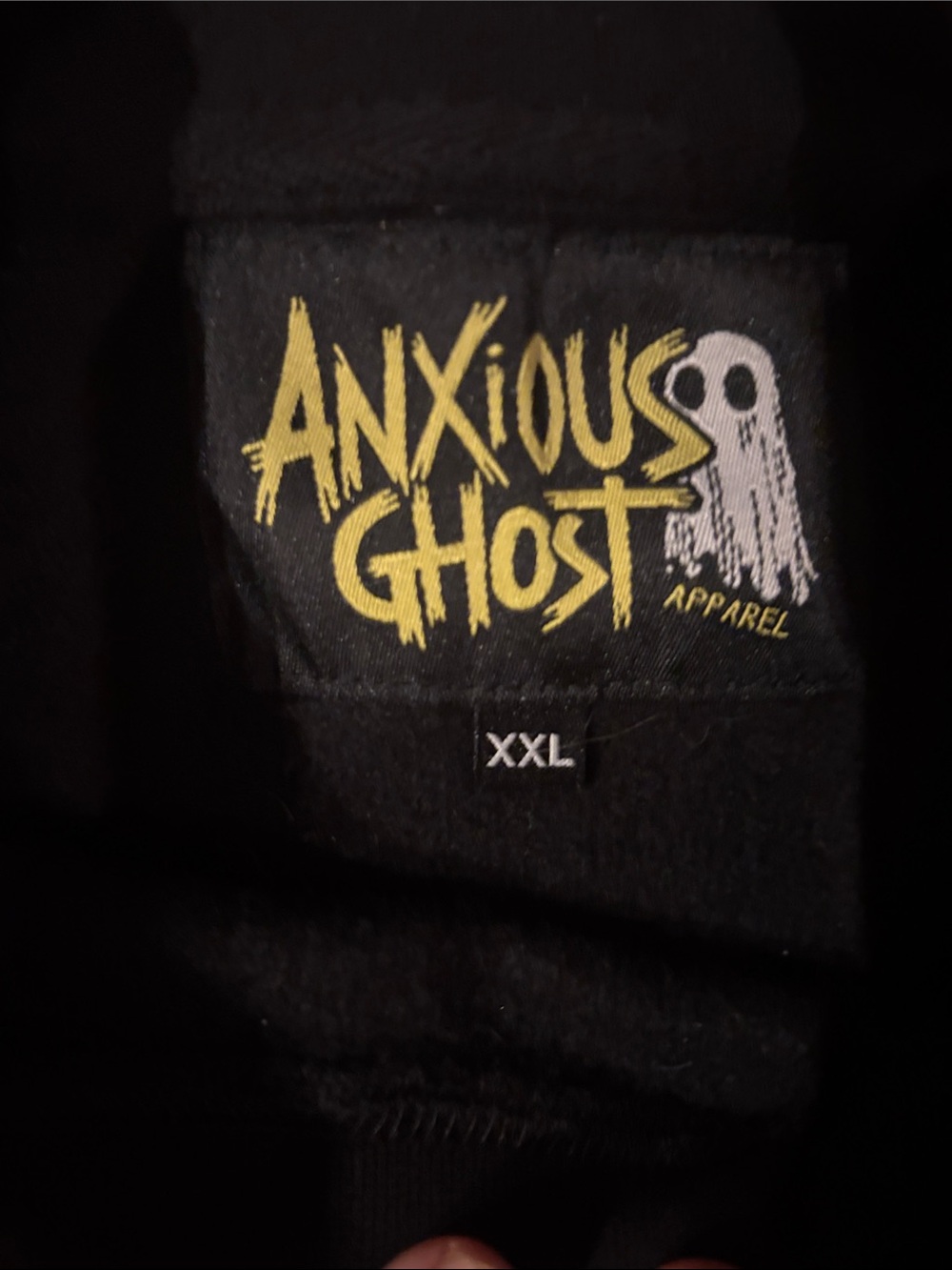 Anxious Ghost apparel- XXL - Halloween - Picture 4 of 5